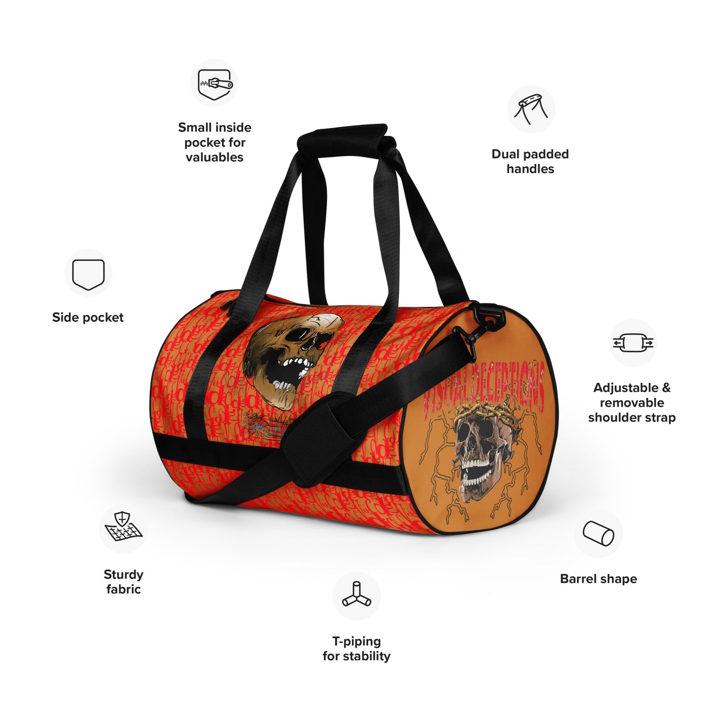 V.OR Glitchy gym bag