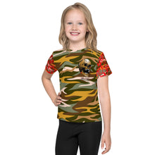 Load image into Gallery viewer, V.OR Glitchy CAMO Kids crew neck t-shirt