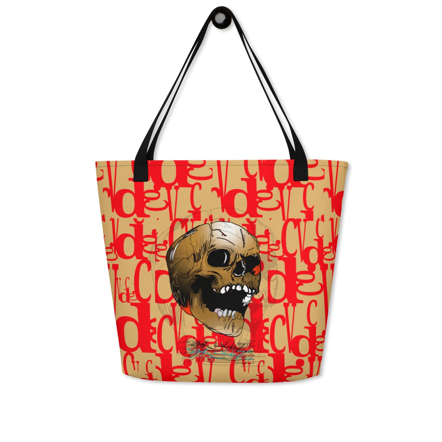 V.OR Glitchy Large Tote Bag