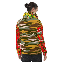 Load image into Gallery viewer, Glitchy Skulls Camo Unisex Hoodie