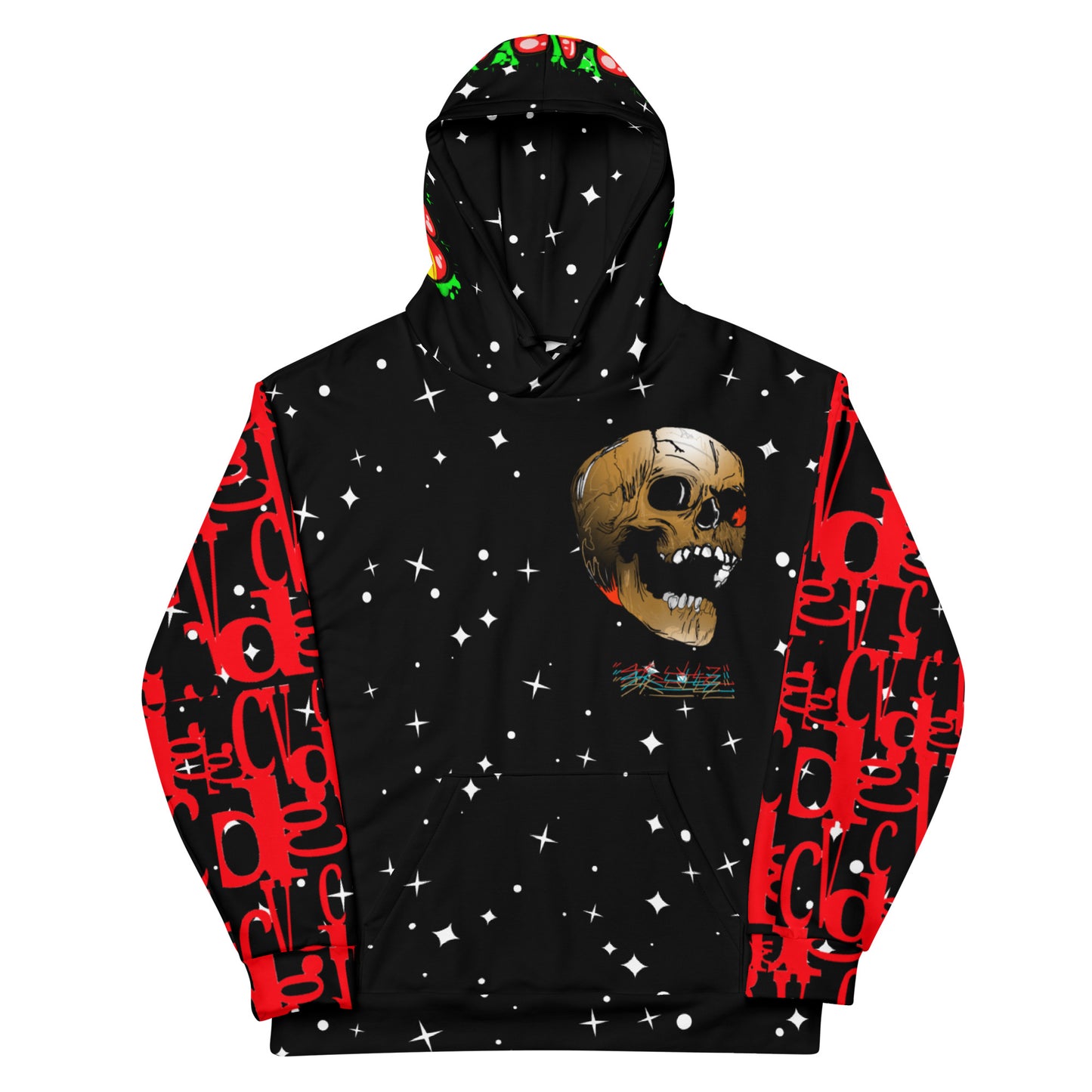 Stars & skulls Unisex Hoodie