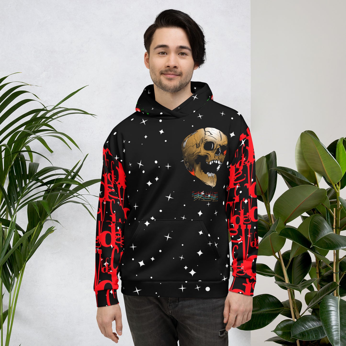 Stars & skulls Unisex Hoodie