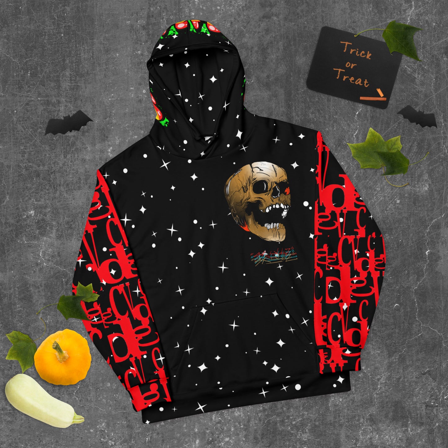 Stars & skulls Unisex Hoodie