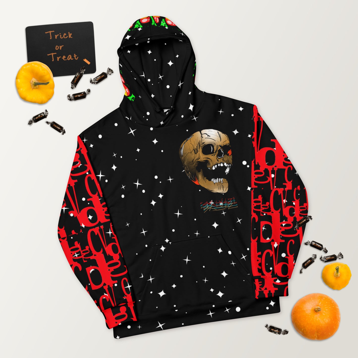 Stars & skulls Unisex Hoodie