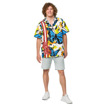Load image into Gallery viewer, butterflyer Unisex button shirt