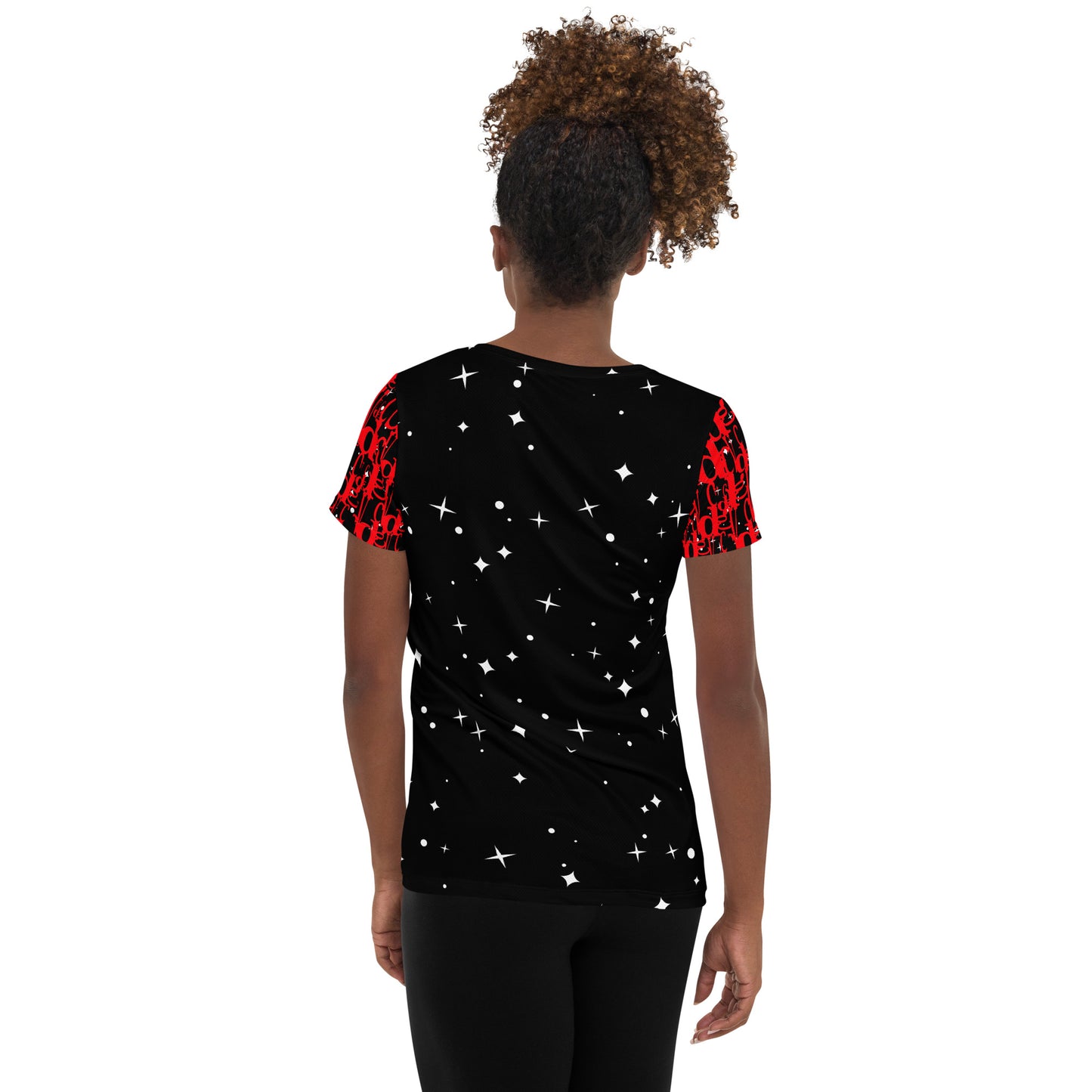 Stars & Skulls Women's Athletic T-shirt