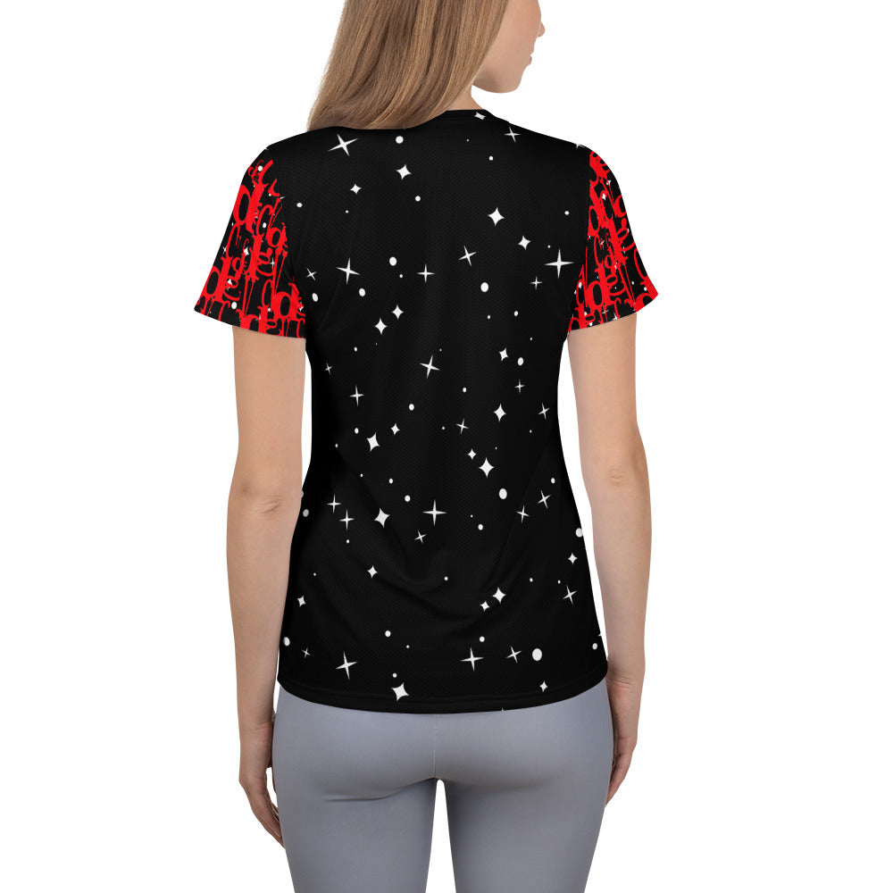 Stars & Skulls Women's Athletic T-shirt