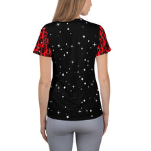 Load image into Gallery viewer, Stars & Skulls Women's Athletic T-shirt