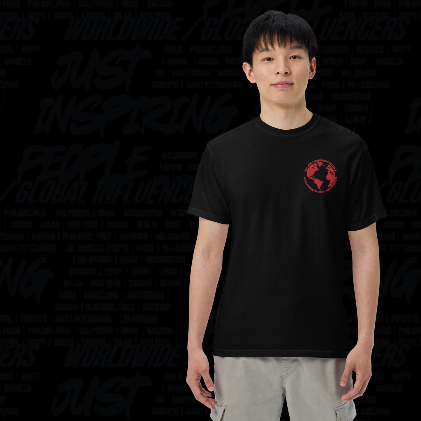 Unisex garment-dyed heavyweight t-shirt