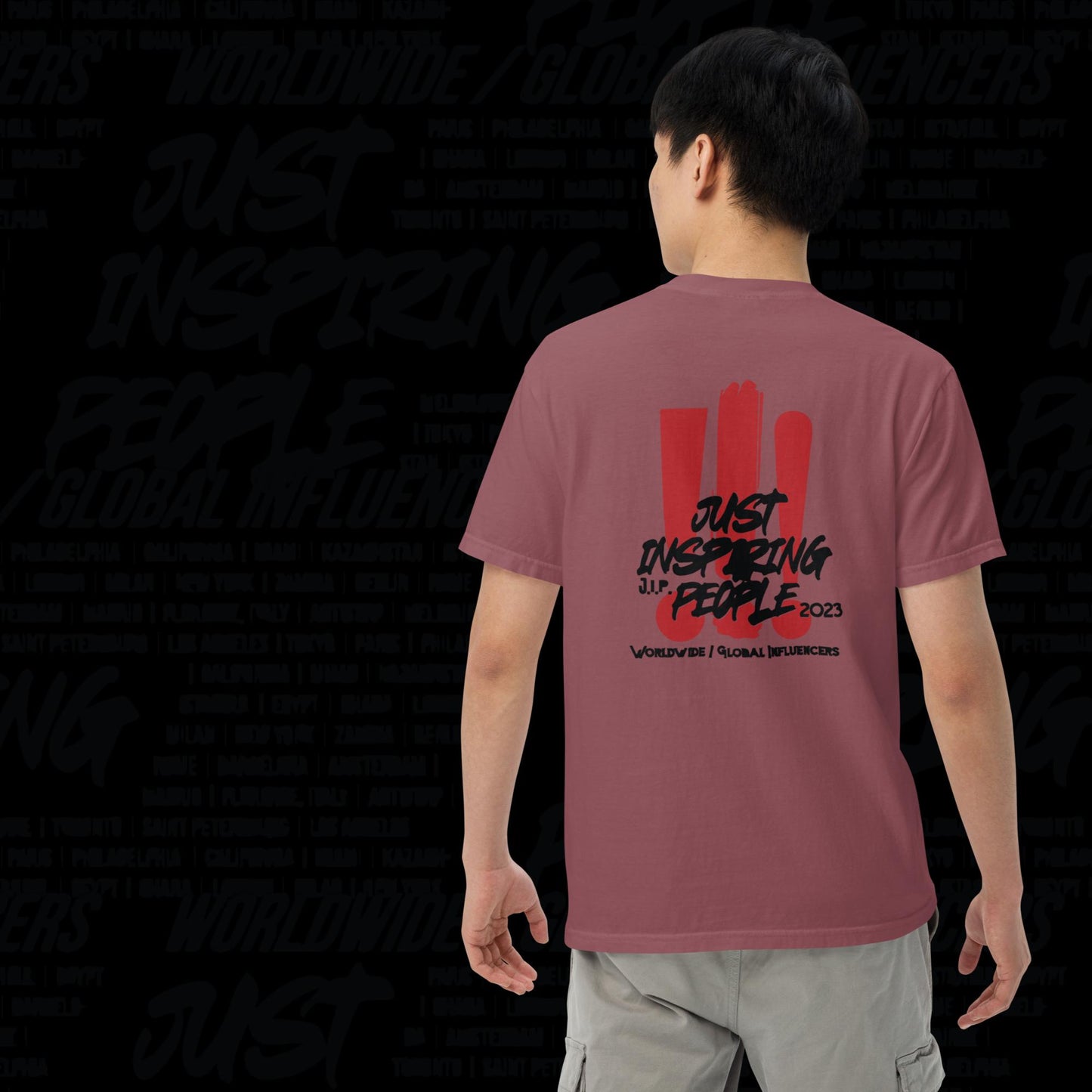 Unisex garment-dyed heavyweight t-shirt