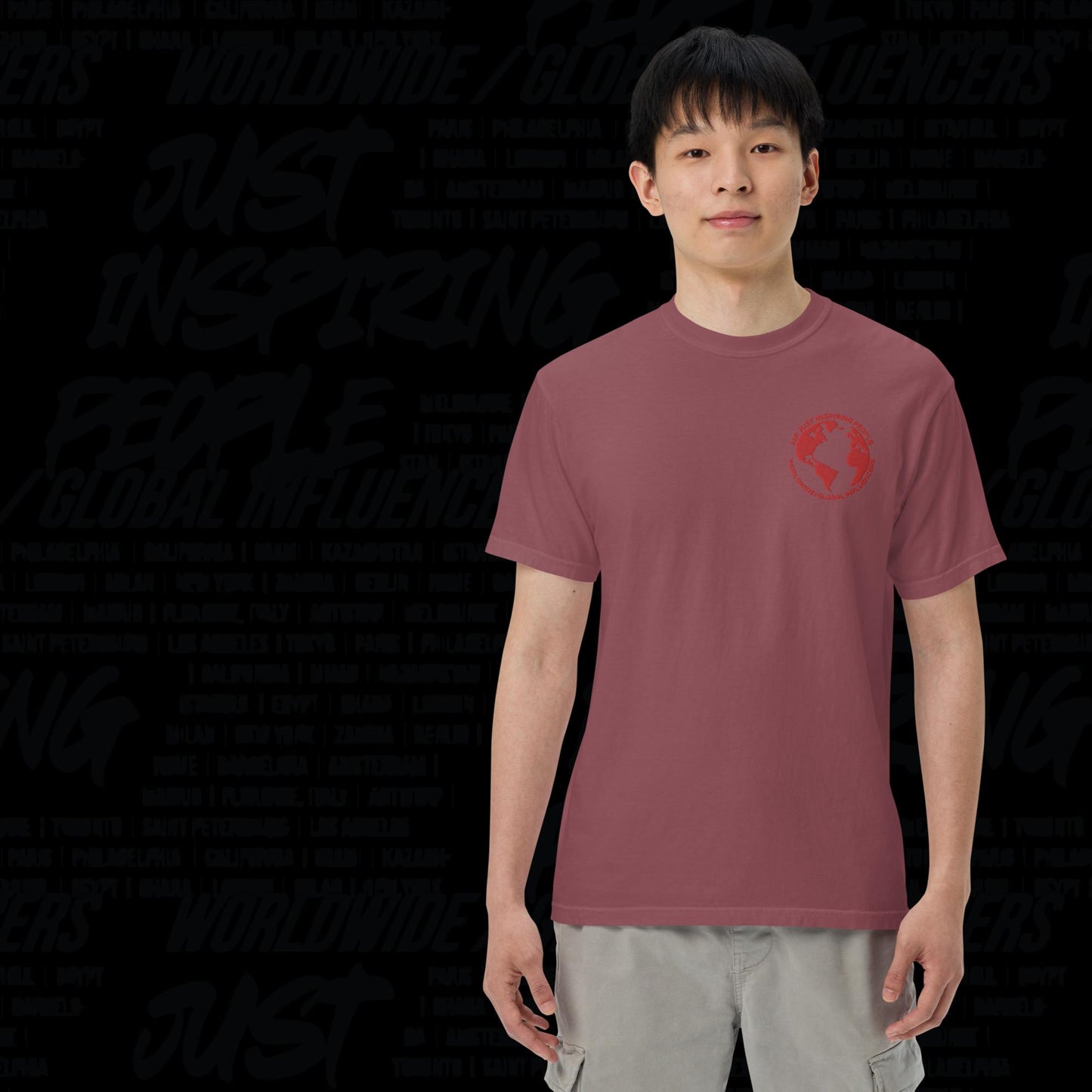 Unisex garment-dyed heavyweight t-shirt