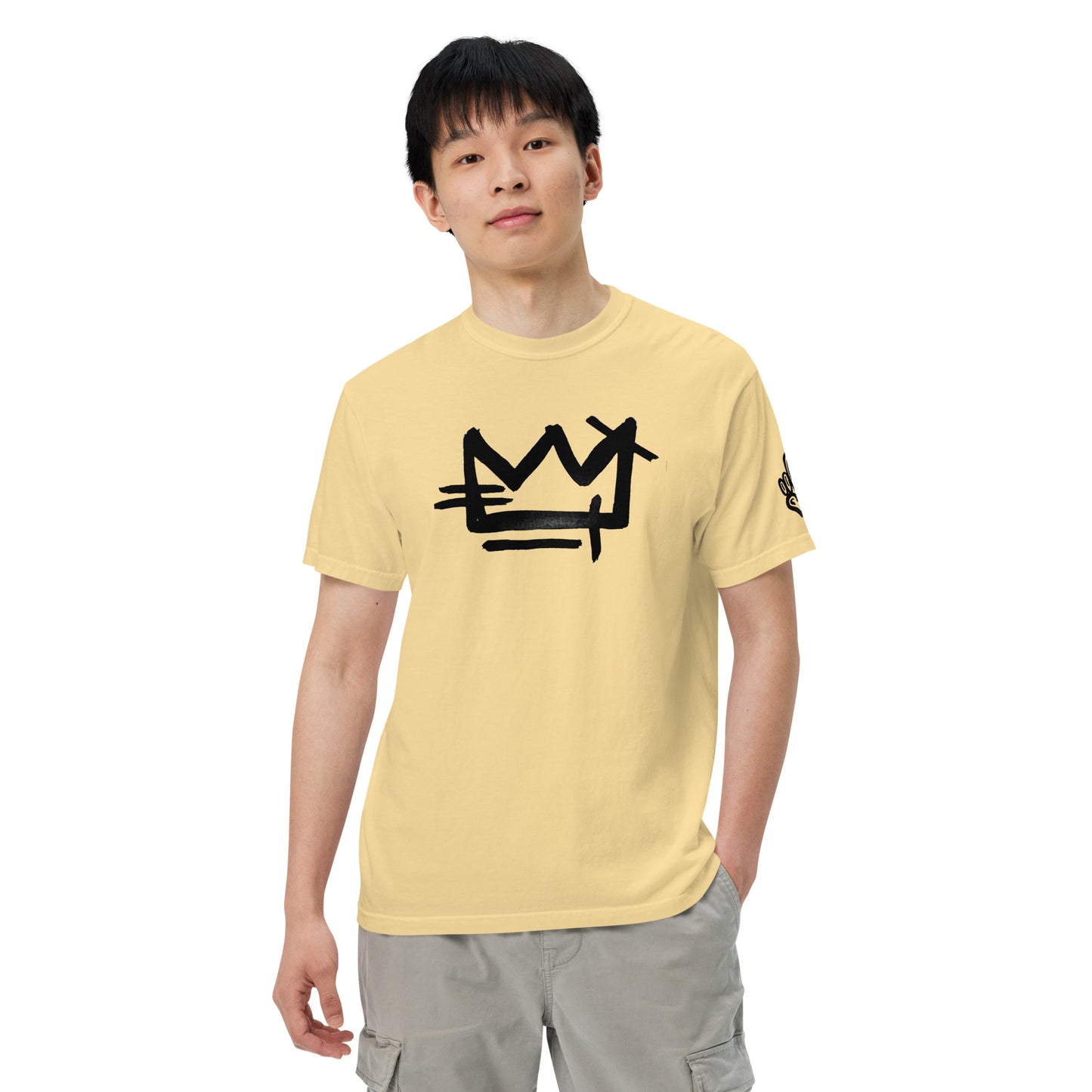 Unisex garment-dyed heavyweight t-shirt