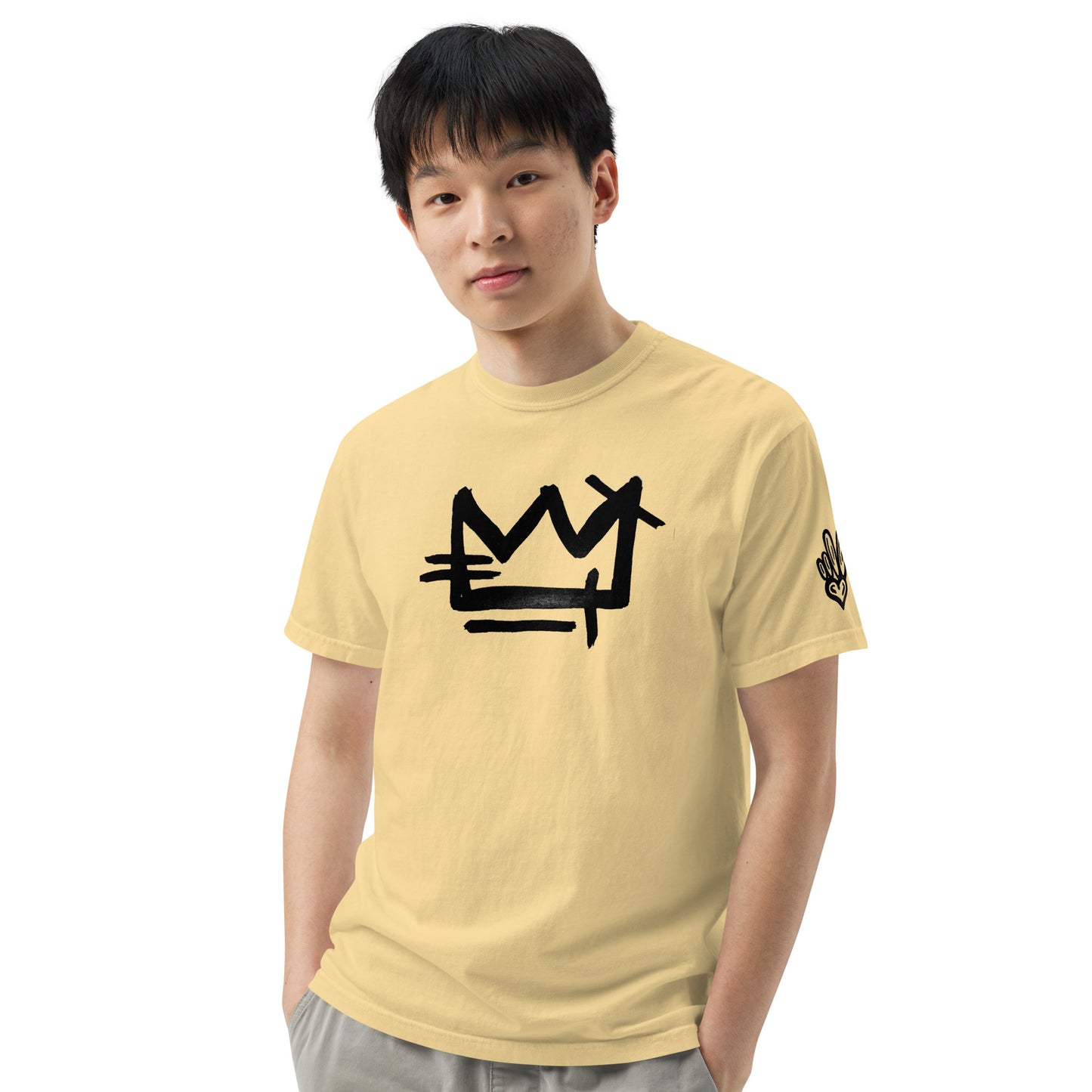 Unisex garment-dyed heavyweight t-shirt