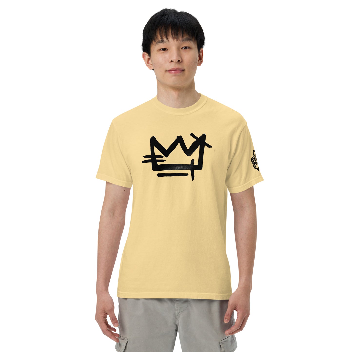 Unisex garment-dyed heavyweight t-shirt