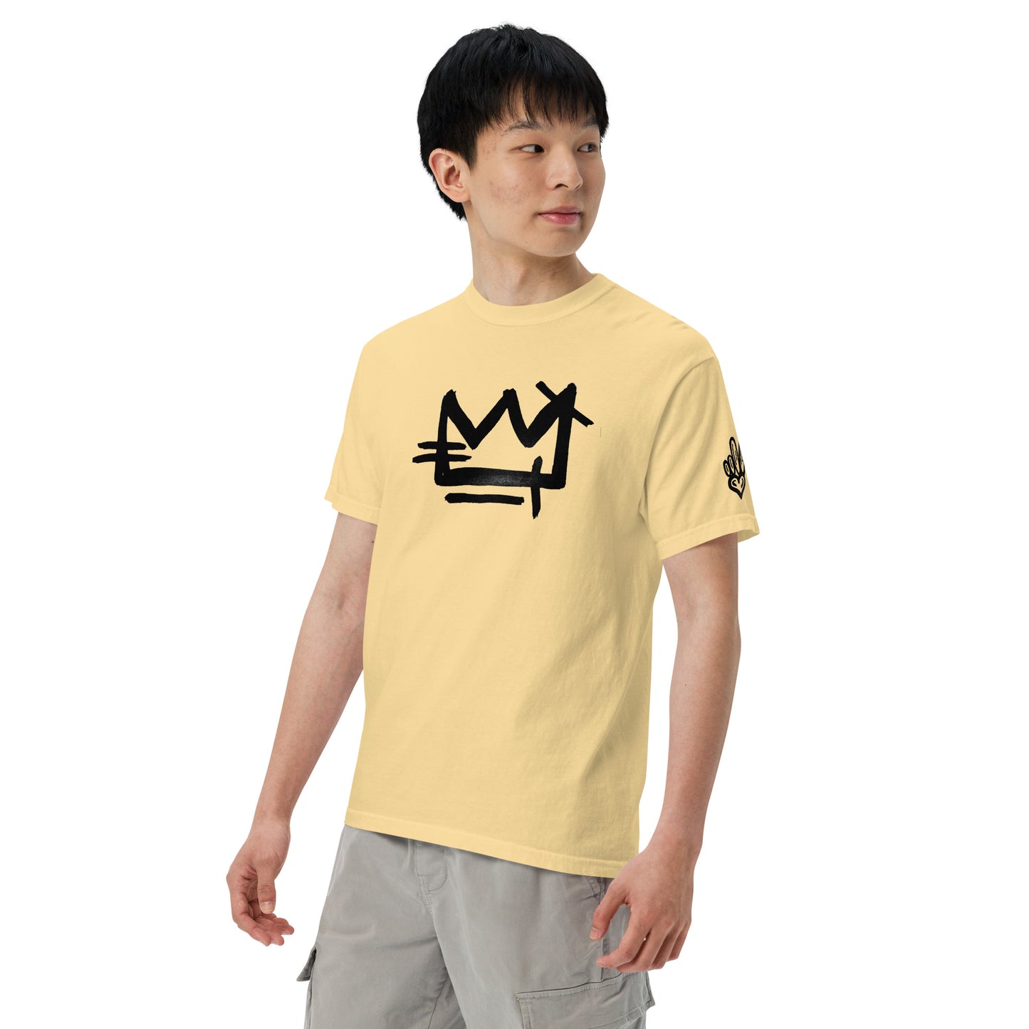 Unisex garment-dyed heavyweight t-shirt