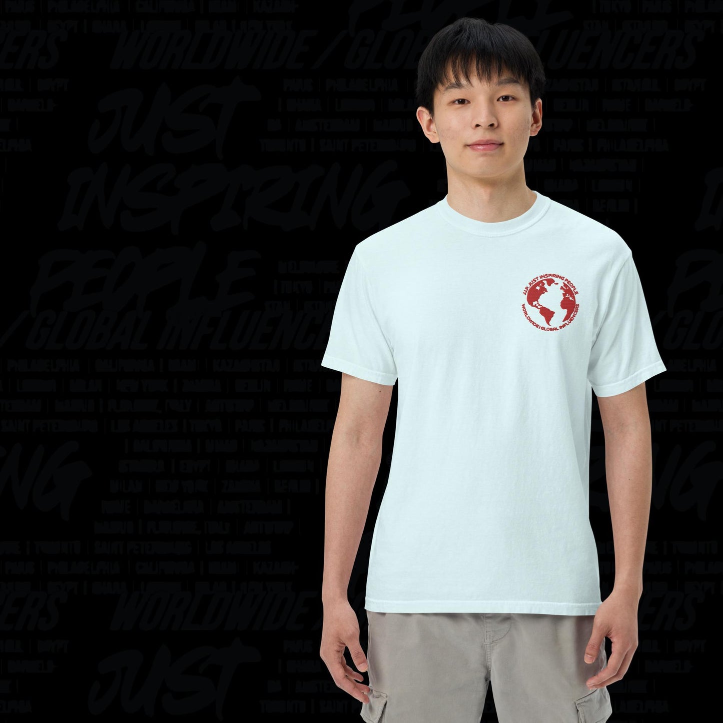 Unisex garment-dyed heavyweight t-shirt