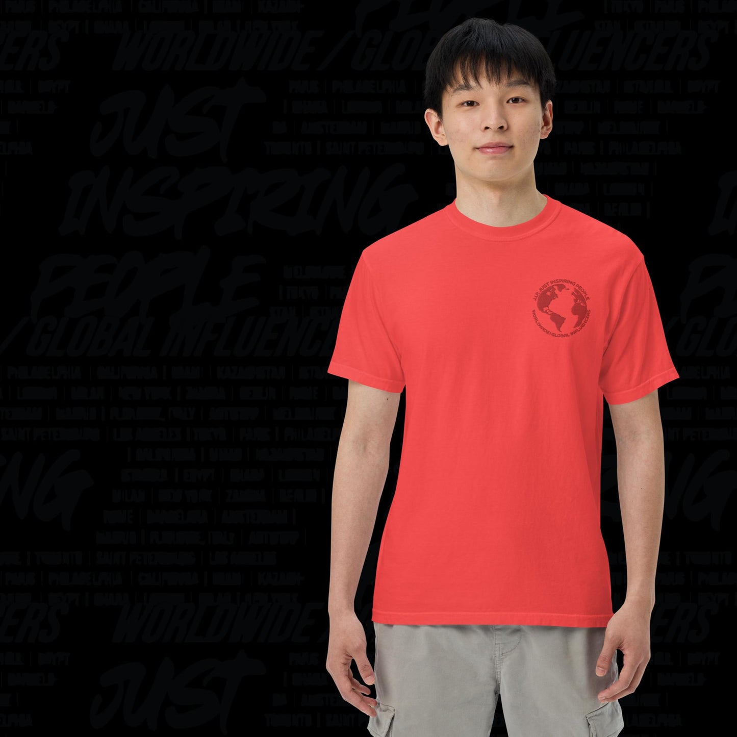 Unisex garment-dyed heavyweight t-shirt