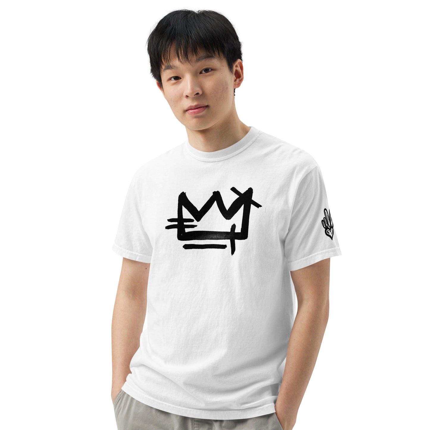 Unisex garment-dyed heavyweight t-shirt