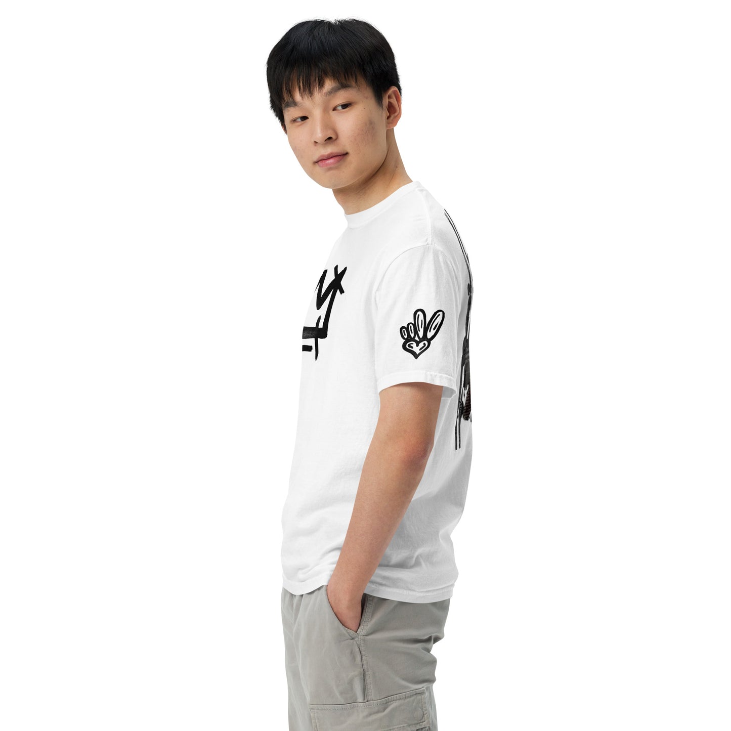 Unisex garment-dyed heavyweight t-shirt