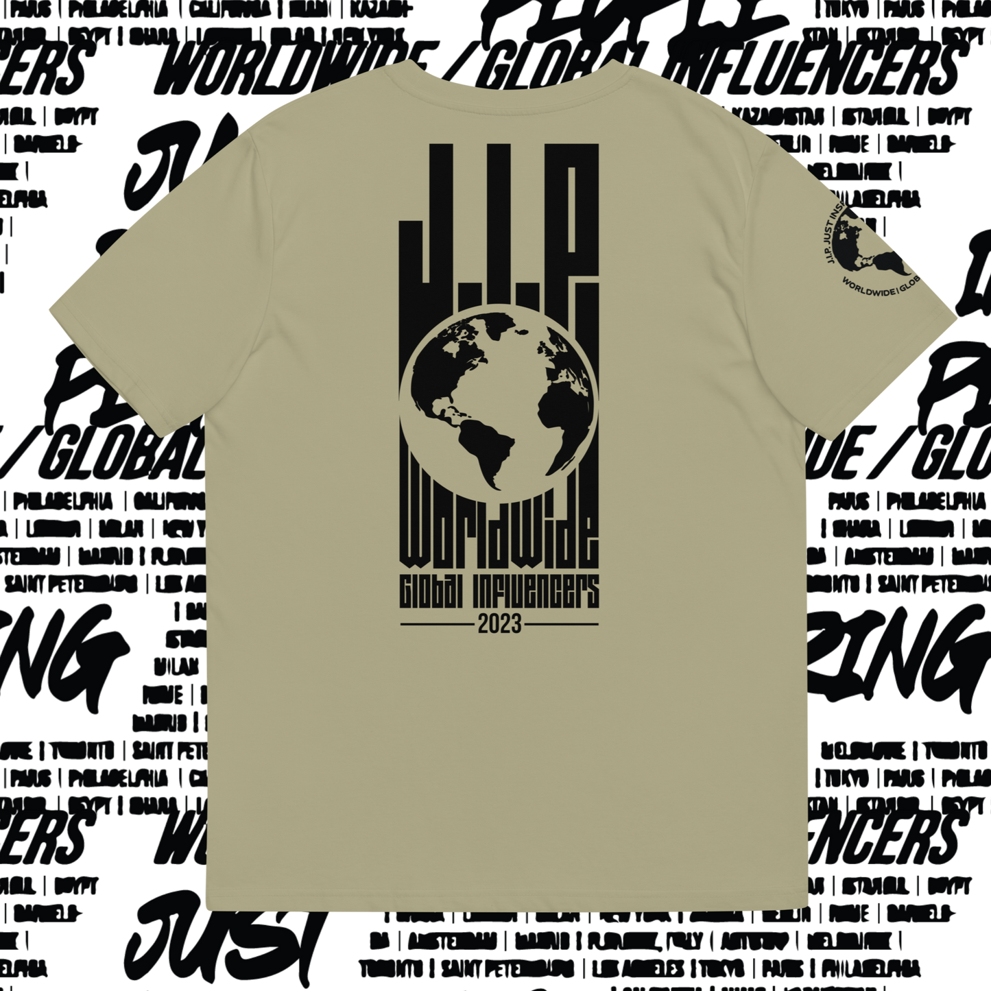 J.I.P. Worldwide Unisex organic cotton t-shirt