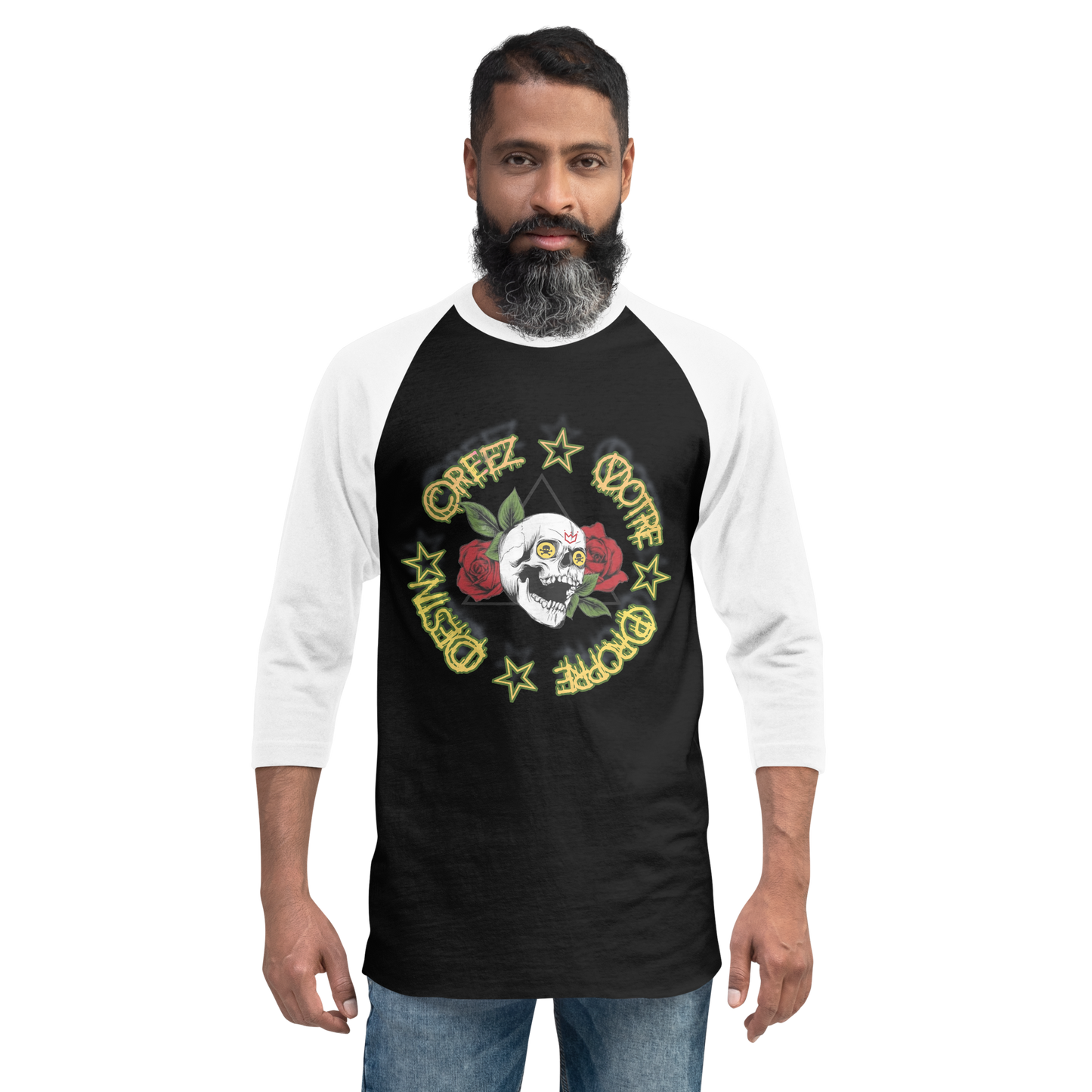 Live 2 cREATe! 3/4 sleeve raglan shirt