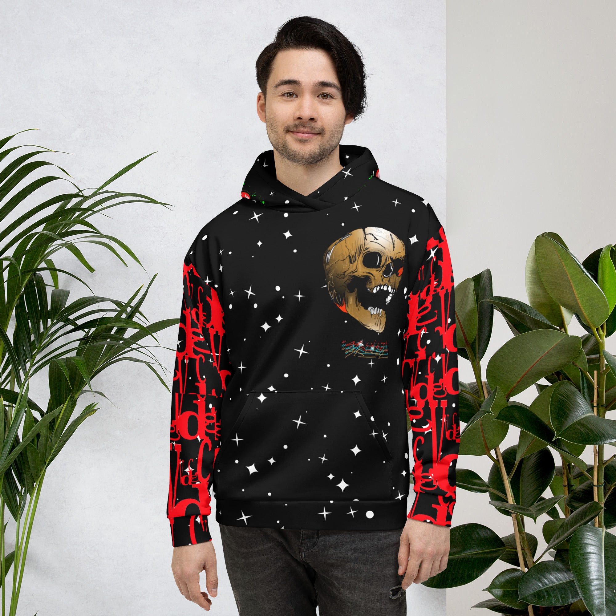 Stars & skulls Unisex Hoodie