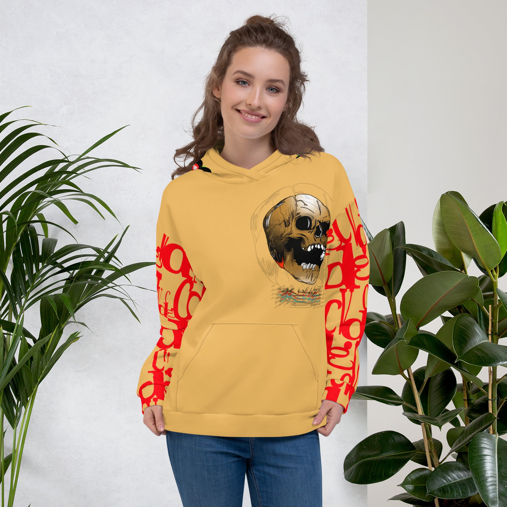 V.OR Glitchy Skulls Unisex Hoodie