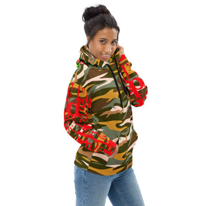 Glitchy Skulls Camo Unisex Hoodie