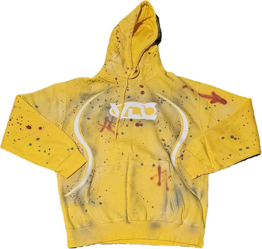 Wild Racer Handcrafted Hoodie (Yellow)