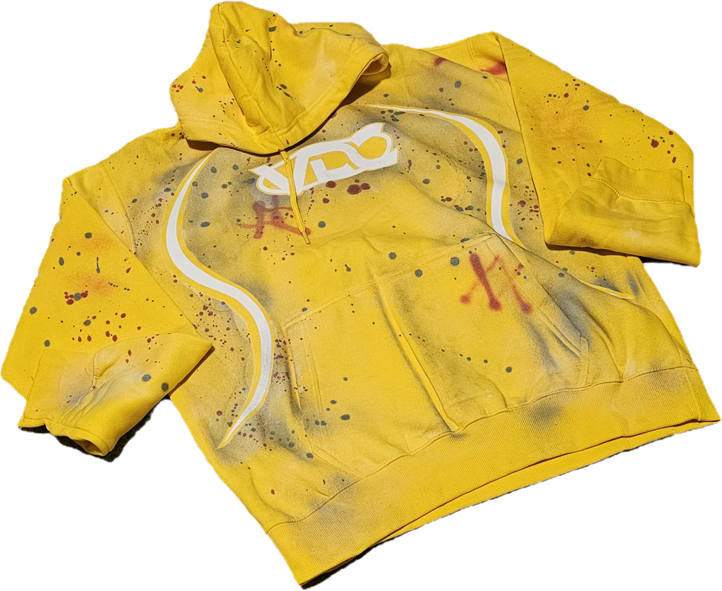 Wild Racer Handcrafted Hoodie (Yellow)
