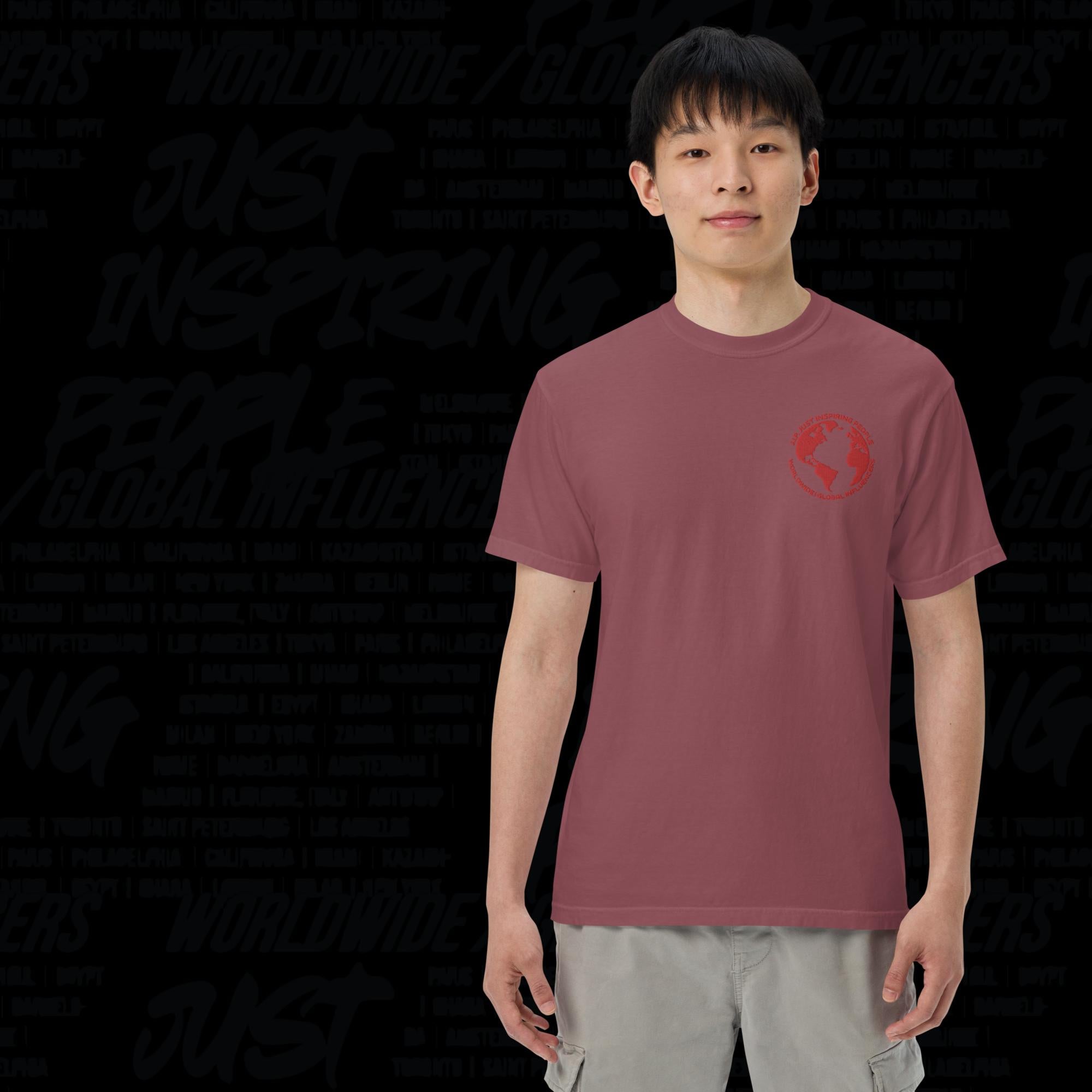 Unisex garment-dyed heavyweight t-shirt