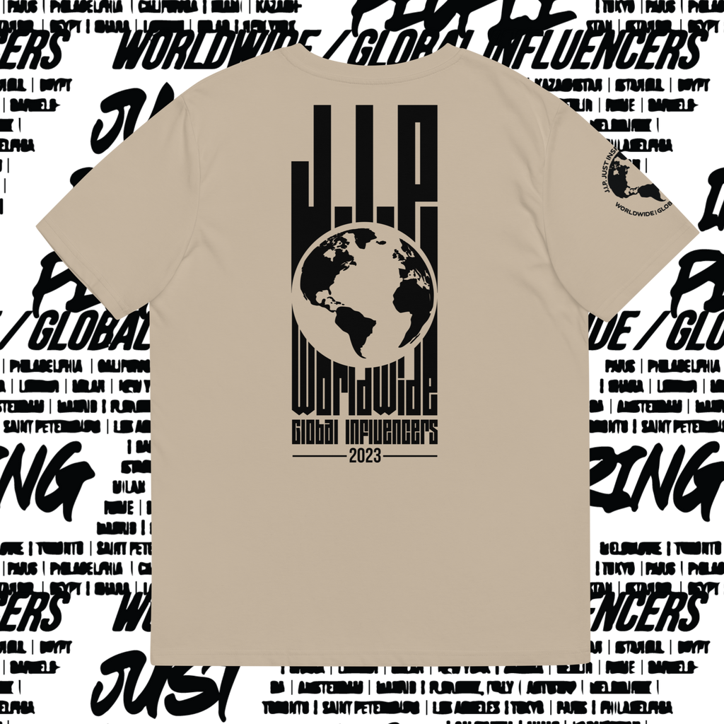 J.I.P. Worldwide Unisex organic cotton t-shirt