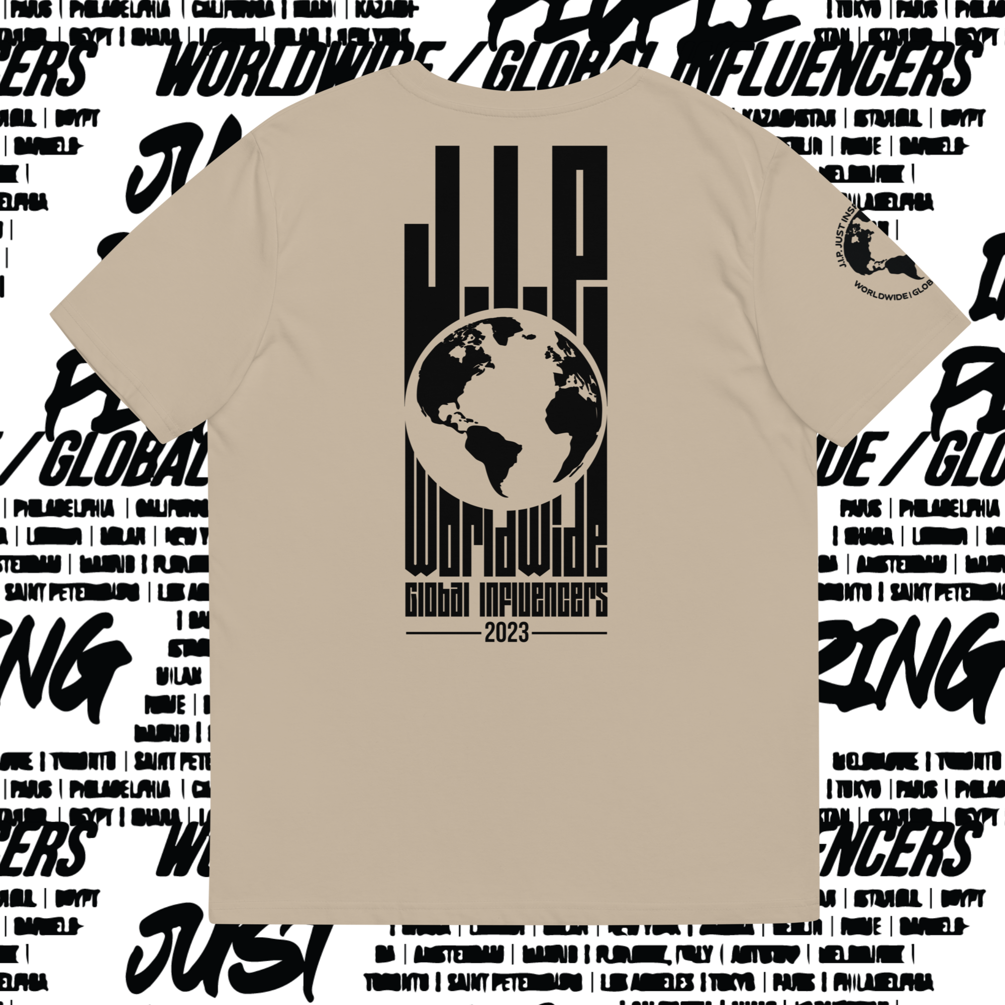 J.I.P. Worldwide Unisex organic cotton t-shirt