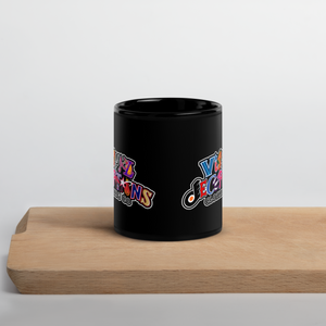 Sports fanatic Visual Deceptions Black Glossy Mug