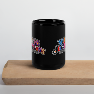 Sports fanatic Visual Deceptions Black Glossy Mug