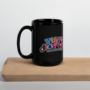 Sports fanatic Visual Deceptions Black Glossy Mug