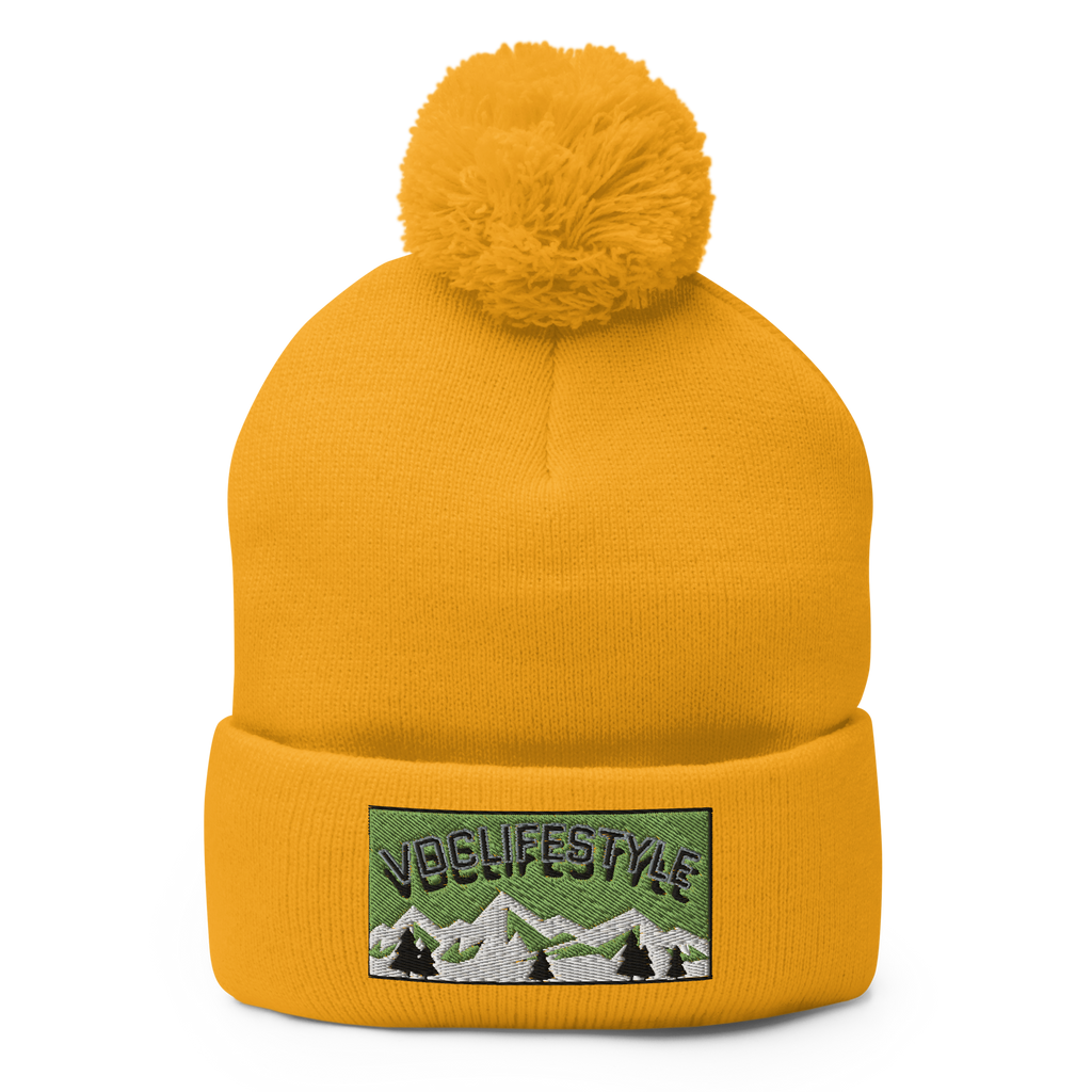 Mount VDC Pom-Pom Beanie