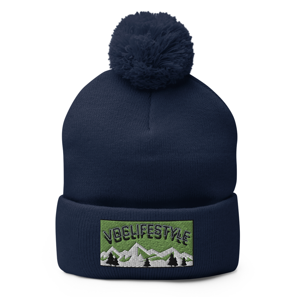 Mount VDC Pom-Pom Beanie