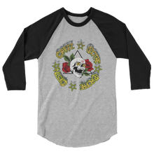 Load image into Gallery viewer, Live 2 cREATe! 3/4 sleeve raglan shirt
