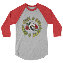 Load image into Gallery viewer, Live 2 cREATe! 3/4 sleeve raglan shirt
